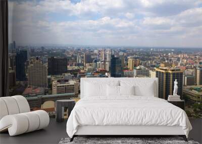 Nairobi, Kenya city skyline landscape view  Wall mural