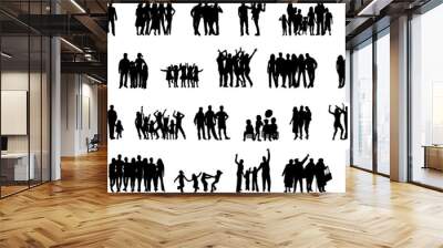 Group of people Wall mural