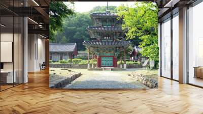 Ssangbongsa Buddhist Temple, South Korea Wall mural