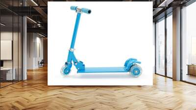 Small blue toy scooter Wall mural