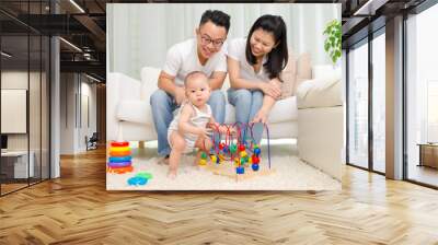 Asian family Wall mural