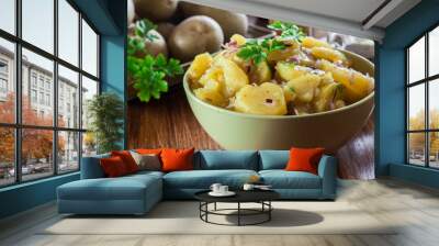 Traditional German potato salad Wall mural