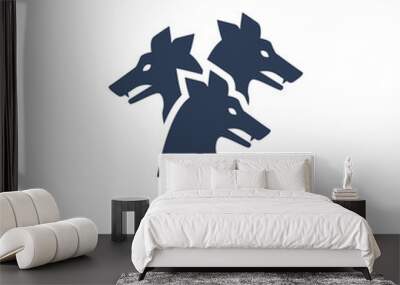 Cerberus icon. Trendy flat vector Cerberus icon on white background from Fairy Tale collection Wall mural