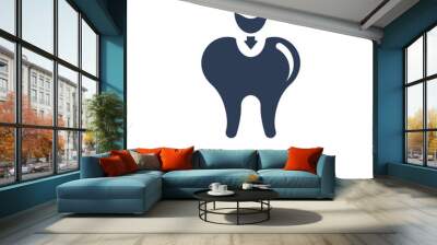 Dental filling icon. Trendy flat vector Dental filling icon on white background from Dentist collection Wall mural