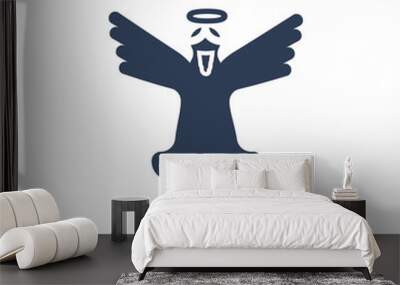 God icon. Trendy flat vector God icon on white background from Religion collection Wall mural