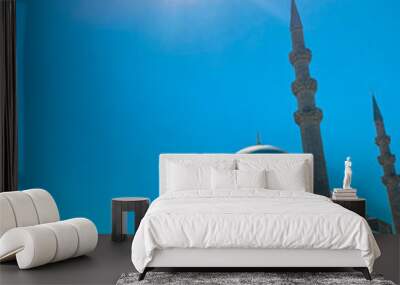 Turkey vacation. Pieces of trip, tourist little diary or blog. Lifestyle of Weekend Wall mural