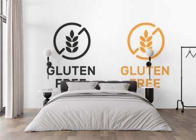 Isolated gluten free icon sign vector design. Wall mural