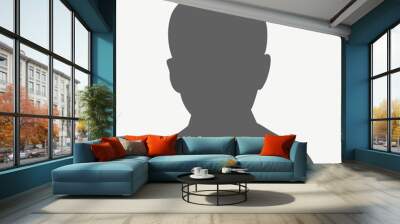 Flat illustration. Avatar, user profile, person icon, profile picture. Suitable for social media profiles, icons, screensavers and as a template... Wall mural