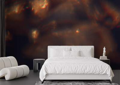 Gold light leaks Wall mural