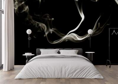 Swirl of smoke Wall mural