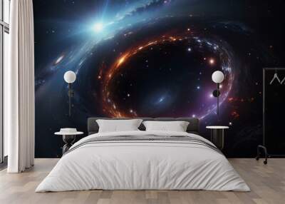 space galaxy background Wall mural