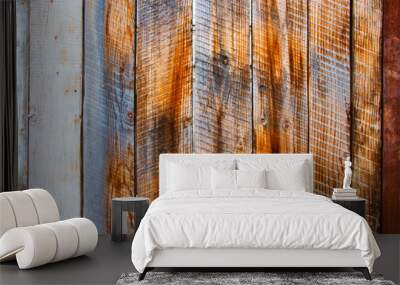 Wooden material background and texture, pattern of the wood. Wall mural