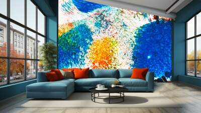 Abstract vibrant acrylic art background Wall mural