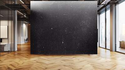 Blank grained film strip texture background with heavy grain, dust and fingerprint Wall mural