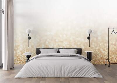 Abstract glitter gold background Wall mural