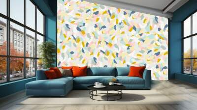 Abstract spotted seamless pattern painted with paint Wall mural