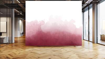 Dark burgundy, wine color watercolor background. Dark red luxury background. Wall mural