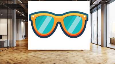 Sunglasses Vector Illustration Icon Wall mural