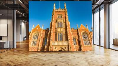 Queen's University Belfast in Northern Ireland. Wall mural