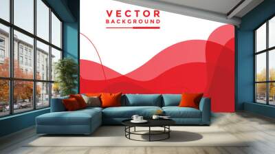 Red background vector illustration lighting effect graphic for text and message board design infographic. Wall mural