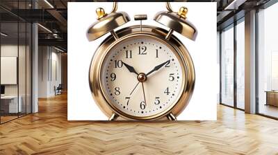 Classic Alarm Clock with Round Face and Bells - Traditional Design Wall mural