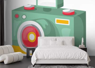 Camera icon for holiday. Vector design Wall mural