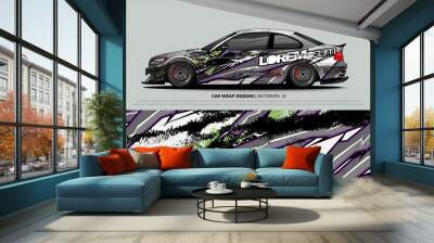 Livery for car wrap design Wall mural