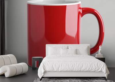 coffee mug mock-up with attractive background generated by AI Wall mural