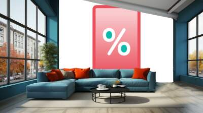 Discount vector icon Wall mural