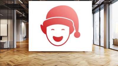 Elf vector icon Wall mural