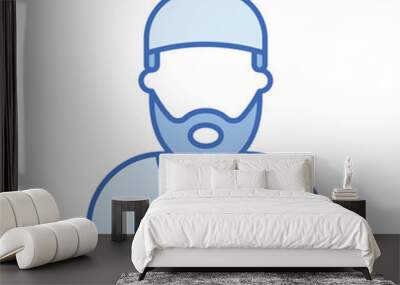 Muslim vector icon Wall mural