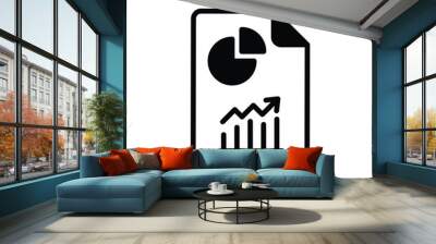 Report vector icon Wall mural