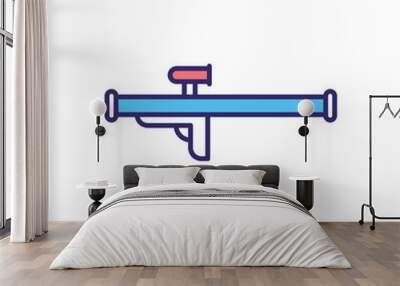 Weapon vector icon Wall mural