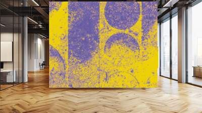 abstract violet, purple and yellow colors background for design Wall mural