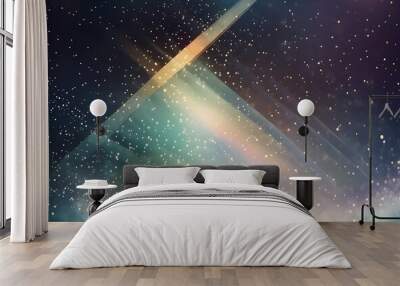 Space background, Christmas time concept  Wall mural