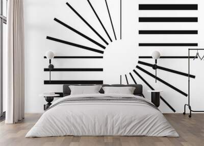 neat shape Wall mural