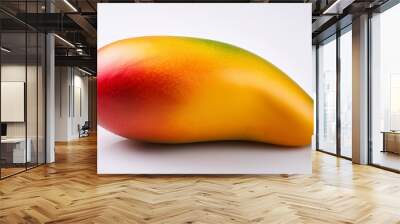 mango fruit on a white background from generative ai Wall mural