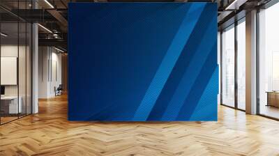 blue pattern Wall mural