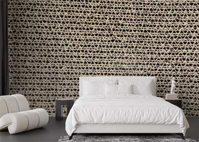 Close up view of textured cardboard abstract background Wall mural