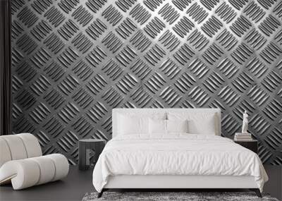 metal floor texture Wall mural