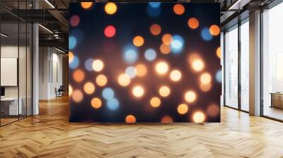 abstract bokeh background Wall mural