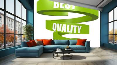 best quality green helix banner Wall mural