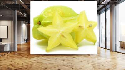 Star fruit carambola or star apple Wall mural