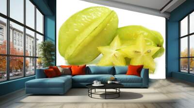 Star fruit carambola or star apple Wall mural