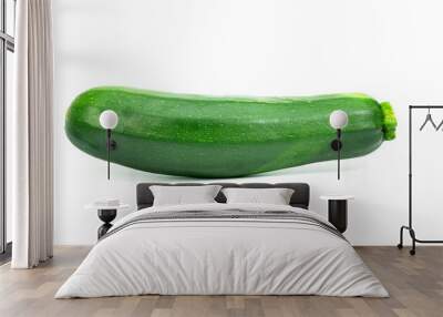 zucchini or courgettes isolated Wall mural