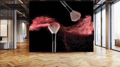 Brush with powder Wall mural