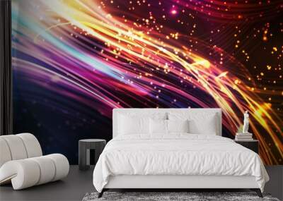 Abstract light background illustration generated by ai Wall mural