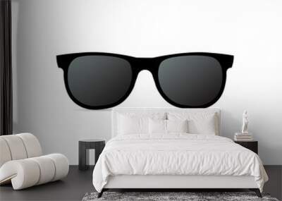 Sun glasses icon with gradient color Wall mural