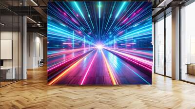 motion blur background Wall mural