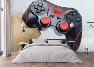 The joystick is used to control the game. Wall mural